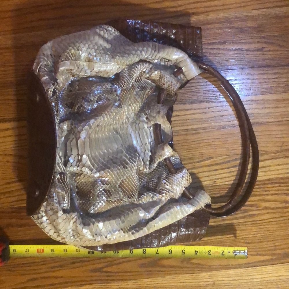 Nancy Gonzalez Python/Crocodile Bag - image 7